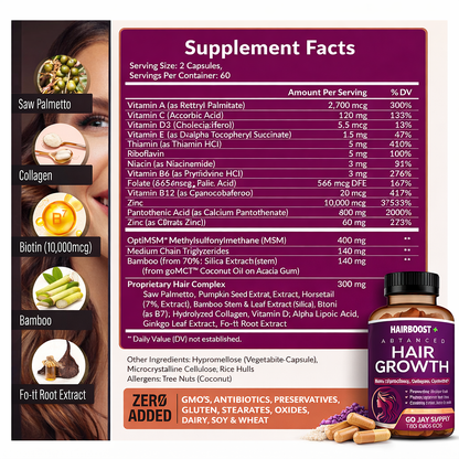 HairBoost + Advanced Hair Growth Formula